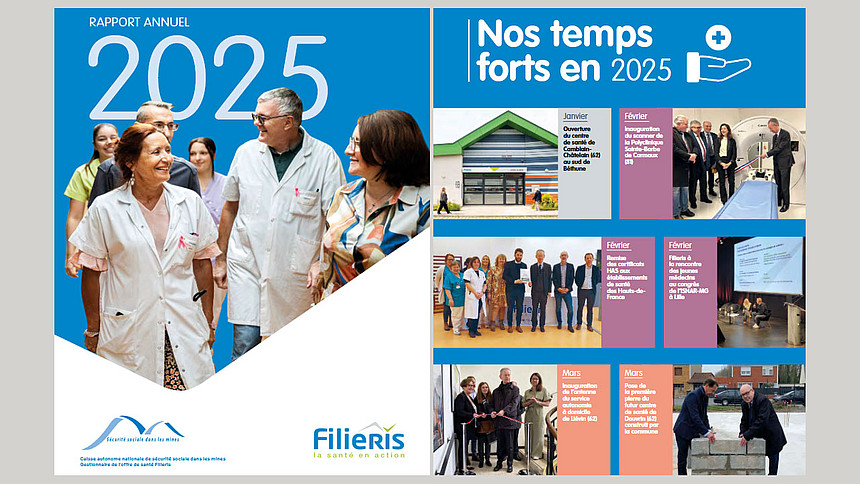 Couverture et page 3 du rapport annuel 2025