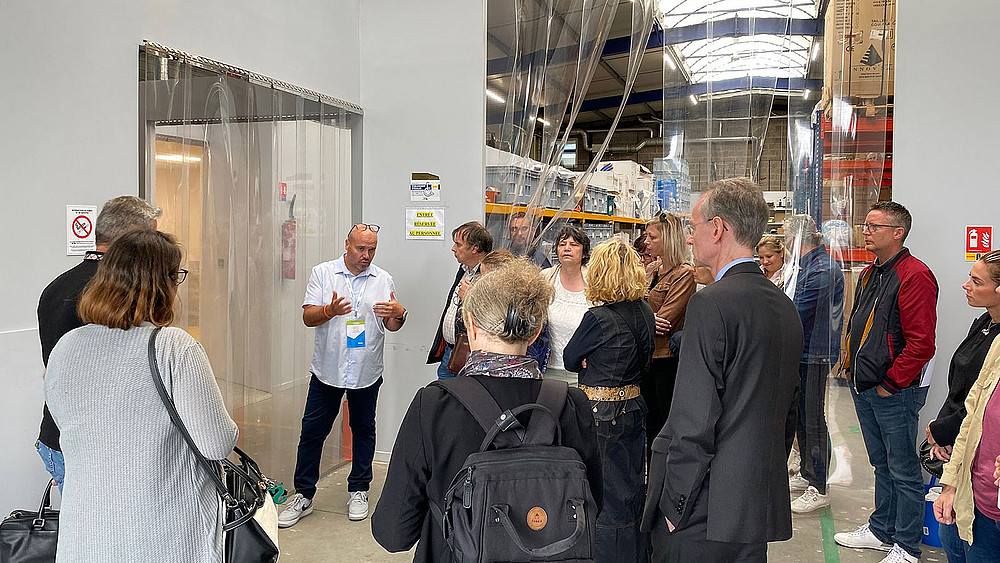 Visite des nouveaux locaux du matériel médical Filieris